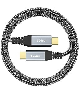iPhone15 [dP[u ^CvC USB-C & USB-C P[u S2 /2{ ubN/O[ }[d f[^] iPhone / MacBook / iPad /Google Pixel / Galaxy Ή