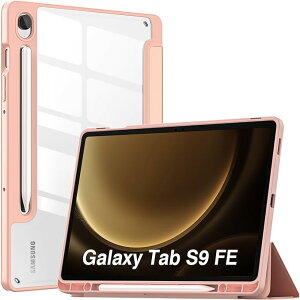 Galaxy �M�����N�V�[ Tab S9 FE 10.9�C���` / S9 FE+ 12.4�C���` �P�[�X �蒠�^ ���[�Y�S�[���h S �y���z���_�[�t�� TPU PC �N���A �o�b�N�V�F�� �}�C�N���t�@�C�o�[���n �I�[�g�X���[�v�E�F�C�N�@�\ �O