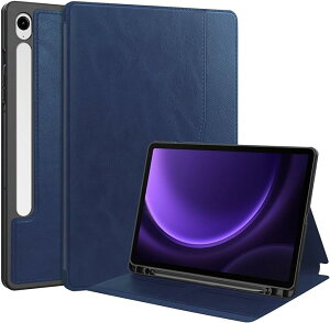 Galaxy �M�����N�V�[ Tab S9 FE 10.9�C���` / S9 FE+ 12.4�C���` �P�[�X �蒠�^ �u���[ S �y���z���_�[�t�� �J�[�h���[ �X���� PU���U�[ �\�t�g TPU �I�[�g�X���[�v�E�F�C�N�@�\ �X�^���h �^�u���b�g �J
