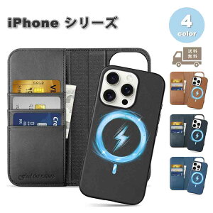 iPhone 蒠^  P[X MagSafe }OZ[t Ή J[h[ RFIDubN U[ O\ Jo[ S4F 16/16Pro/16Plus/16ProMax P[X ϏՌ 