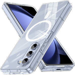 ���[ Galaxy Z Fold5 �P�[�X �N���A ���� MagSafe �}�O�Z�[�t �Ή� �X���� �C�菝�h�~ �w��h�~ ���ϖh�~ TPU ���C�����X�[�d �Ή� �M�����N�V�[ �[�b�g�t�H�[���h �ϏՌ� �y�� �J�o�[ 2023 ��������