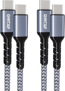 [ [dP[u ^CvC USB-C & USB-C P[u 30cm 2{ O[ }[d f[^] iPhone / MacBook / iPad /Google Pixel / Galaxy Ή