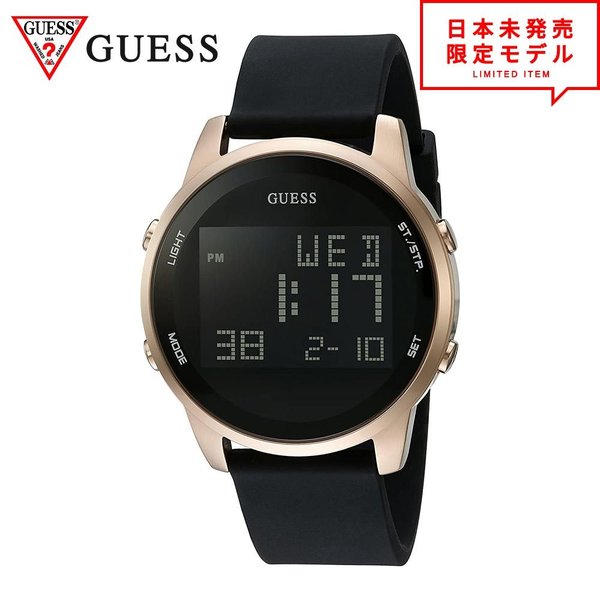 GUESS ゲス メンズ 腕時計 リストウォッチ U0787G1/ブラック 海外限定 時計 日本未発売 当店1年保証