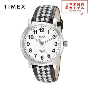 即納 TIMEX タイメックス メンズ 腕時計 リストウォッチ TW2P98800 ブラック/千鳥格子柄 海外限定 時計 日本未発売 当店1年保証