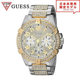 GUESS ゲス メンズ 腕時計 リストウォッチ U0799G4 シルバー/ゴールド 海外限定 時計 日本未発売 当店1年保証