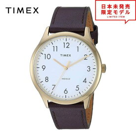 TIMEX タイメックス メンズ 腕時計 リストウォッチ TW2T716009J ブラウン/ホワイト 海外限定 時計 日本未発売 当店1年保証