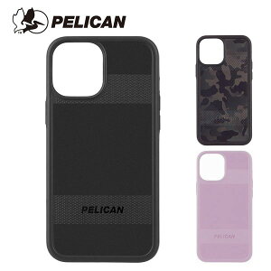 [ PELICAN yJ iPhone 13/13Pro/13ProMax/13mini/12/12Pro/12ProMax/12mini P[X Jo[ Protector veN^[ 3F MILKi ToQ J ~^[ ~XybN