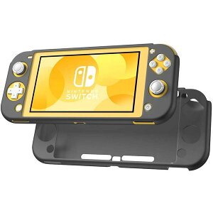 即納 ニンテンドー スイッチライト コンソール用 ケース Nintendo Switch Lite グレー 衝撃吸収 シリコン素材 ゴムカバー 保護カバー あつ森 ポイント消化