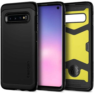Spigen �V���s�Q�� �T���X�� �M�����N�V�[ S10 �Ή� �P�[�X �^�t�A�[�}�[�b�u���b�N �~���X�y�b�N �Ռ��z�� Samsung Galaxy