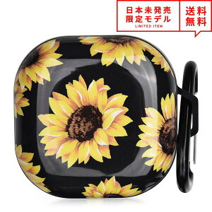 Galaxy Buds2 Pro (2022) / Buds 2 (2021) / Buds Pro (2021) / Buds Live (2020) �Ή� �P�[�X �u���b�N�T���t�����[ �J���r�i�t �M�����N�V�[ �o�b�Y ���C�����X�C���z�� ���[ �J�o�[ �h�� �Ռ��z�� ���{������