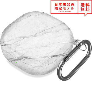 Galaxy Buds2 Pro (2022) / Buds 2 (2021) / Buds Pro (2021) / Buds Live (2020) �Ή� �P�[�X White Marble �J���r�i�t �M�����N�V�[ �o�b�Y ���C�����X�C���z�� ���[ �J�o�[ �h�� �Ռ��z�� ���{������