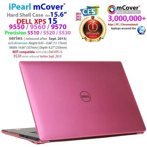 mCover iPearl V[Y Dell f XPS 15 9550/9560/9570 / Precision 5510/5520/5530V[Yi15.6C`jΉ P[XbsN