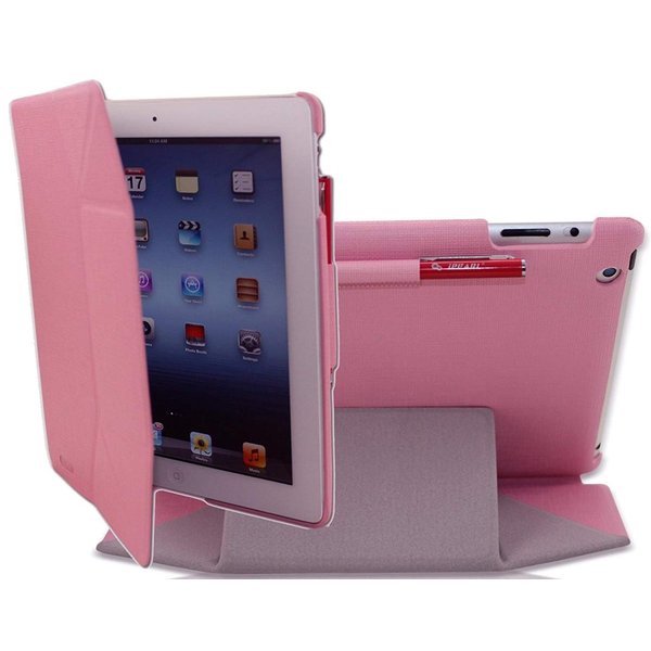 mCover iPearl シリーズ iPad 4 / iPad 3 / iPad 2 ノートパソコン MagicFold ハードケース ｜ ピンク  カバー ケース キャリングケース | SMART PARK 楽天市場店