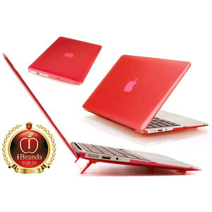 mCover iPearl シリーズ MacBook Air(11.6インチ A1370 / A1465)対応 ノートパソコン ハード シェル ケース |レッド