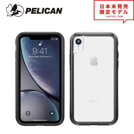 日本未発売 PELICAN ペリカン iPhone X / XR / XS MAX ケース Adventurer アドベンチャー/クリア/ブラック アイフォンケース スマホケース