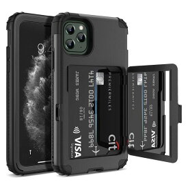 iLish アイリッシュ 3レイヤー ウォレット ケース iPhone 11/11Pro/11ProMax カバー ブラック ミラー カードホルダー スマホケース 正規品 日本未発売
