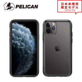 即納 PELICAN ペリカン iPhone 11/11Pro/11ProMax Adventurer アドベンチャー クリア/ブラック アイフォンケース アップル 正規品 日本未発売