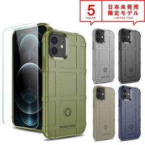 ���{������ iPhone13/13Pro/13ProMax/13mini/12/12Pro/12ProMax �P�[�X �J�o�[ Solid Armor �X�N���[���v���e�N�^�[�t�� �S5�F ���M�b�h �ϏՌ� �~���^���[ �T�o�Q �A�E�g�h�A ���{������