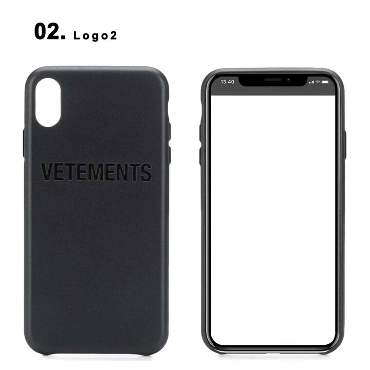 楽天市場】即納 VETEMENTS ヴェトモン iPhone X/XS/XS Max ケース ロゴ 