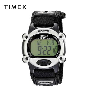 [ TIMEX ^CbNX Y rv Expedition Digital Chrono ubN / Vo[ T48061 COf X1Nۏ