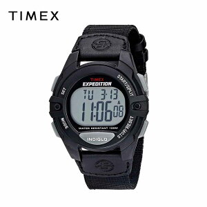 TIMEX �^�C���b�N�X �����Y �r���v Expedition Classic Digital Chrono�b�u���b�N T49992 �C�O���f���b���X1�N�ۏ�