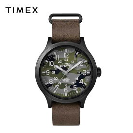 TIMEX タイメックス メンズ 腕時計 Expedition Scout 43｜ブラウン / グリーンカモ TW4B06600 海外モデル｜当店1年保証