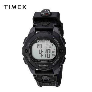 TIMEX �^�C���b�N�X �����Y �r���v Expedition Classic Digital Chrono�b�u���b�N TW4B07700 �C�O���f���b���X1�N�ۏ�