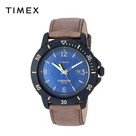 TIMEX タイメックス メンズ 腕時計 Expedition Gallatin Solar-Powered｜ブラウン / ブラック / ブルー TW4B146009J 海外モデル｜当店1年保証
