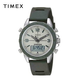 TIMEX タイメックス メンズ 腕時計 Expedition Pioneer Combo｜グリーン / ナチュラル TW4B17100JT 海外モデル｜当店1年保証