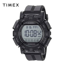 TIMEX タイメックス メンズ 腕時計 Expedition デジタル CAT ワールドタイム｜ブラック / グレー TW4B181009J 海外モデル｜当店1年保証