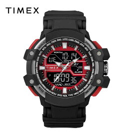TIMEX タイメックス メンズ 腕時計 Tactic DGTL Big Combo｜ブラック / グレー / レッド TW5M22700 海外モデル｜当店1年保証