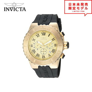 Invicta �C�����B�N�^ �����Y �r���v ���X�g�E�H�b�` 24844 �u���b�N/�S�[���h �C�O���� ���v ���{������ ���X1�N�ۏ� �ň��l���풆�I
