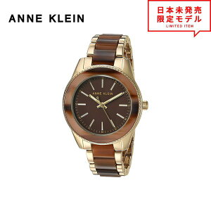 �ň��l���풆�I ANNE KLEIN �A���N���C�� ���f�B�[�X �r���v ���X�g�E�H�b�` AK/3214NVRG �S�[���h/�u���b�N �C�O���� ���v ���{������ ���X1�N�ۏ�