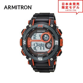 最安値挑戦中！ ARMITRON アーミトロン メンズ 腕時計 リストウォッチ 40/8284RED ブラック/レッド 海外限定 時計 日本未発売 当店1年保証