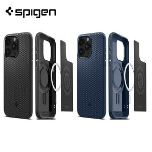 Spigen VsQ }OA[}[ }OtBbg S2F Xgbvz[ iPhone15/15Pro/15Plus/15ProMax P[X Jo[ MagSafeΉ ČRMILKi