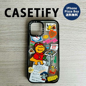 CASETiFY P[XeBt@C CpNg NA/ubN iPhone 15/15Pro/15Plus/15ProMax/14/14Pro/14Plus/14ProMax/13/13Pro/13ProMax/13mini/12/12Pro/12ProMax/12mini/11/11Pro/11ProMax P[X Jo[ impact Cutest Pizza Boy