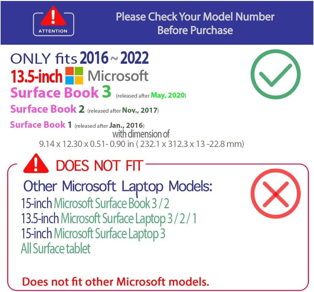 楽天市場】mCover iPearl マイクロソフト Surface Book 3/2/1（13.5