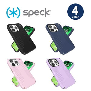 Speck �X�y�b�N �v���V�f�B�I2 �O���b�v MagSafe�Ή� iPhone15/15Pro/15Plus/15ProMax �P�[�X �S4�F Presidio2 Grip �����h�~ �ϏՌ� �}�O�Z�[�t