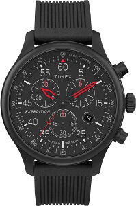TIMEX �^�C���b�N�X �����Y �r���v Expedition Field Chronograph �u���b�N TW4B20700 �C�O���f���b���X1�N�ۏ�