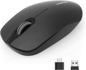 [ CX}EX  }EX ubN USBV[o[ 2.4G USB/type-C 1500DPI É݌v ȓd Windows/Mac/surface/Microsoft