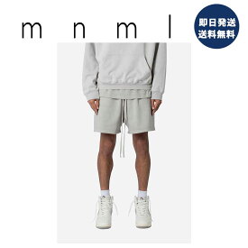 即納 mnml ミニマル スウェットパンツ ショートパンツ Every Day Sweatshorts Gravel イージーパンツ メンズ US限定 正規品 日本未発売