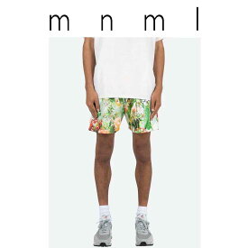即納 mnml ミニマル CACTUS MESH SHORTS マルチ ショートパンツ ハーフパンツ メンズ US限定 正規品 日本未発売