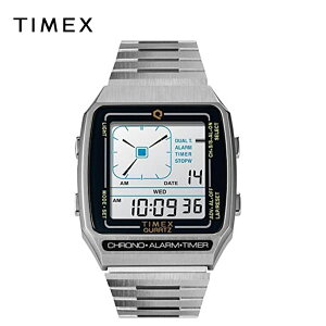 TIMEX ^CbNX jZbNX rv NH[c Q LCA Reissue Digital 33mm Vo[ TW2U72400V3 {