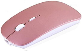 ワイヤレスマウス 無線 マウス USBレシーバー 2.4G ピンク 1600DPI 薄型 静音設計 省電力 Windows/Mac/surface/Microsoft