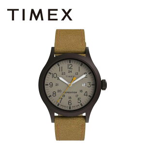 ���[ TIMEX �^�C���b�N�X �����Y �r���v Expedition Scout 40mm �u���E��/�K�����^��/�^�� TW4B34000 �A�E�g�h�A �C�O���f�� 24���ԕ\��