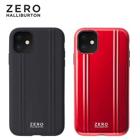 即納 ZERO HALLIBURTON ゼロハリバートン iPhone 11/11Pro ケース カバー 背面ケース ブラック/レッド Hybrid Shockproof