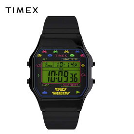 TIMEX タイメックス スペースインベーダー コラボモデル 腕時計 T80 TW2V39900 ブラック/マルチ 時計 送料無料