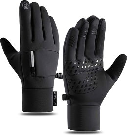 即納 防寒 グローブ 手袋 手ぶくろ スマホ タッチパネル対応 ブラック メンズ レディース アウトドアグローブ バイクグローブ サイクリンググローブ