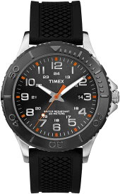 TIMEX タイメックス メンズ 腕時計 クォーツ Taft Street Silicone ブラック TW2P87200 日本未発売