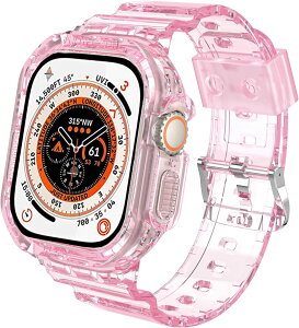 [ NAoh ̌^ TPU  NA/sN ϏՌ h~ ی P[X Jo[ X|[c y AppleWatch AbvEHb` Ultra 49mm Eg 